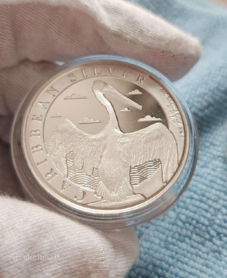 Kolekcinės sidabrinės monetos 1 oz proof - nuotraukos Nr. 3