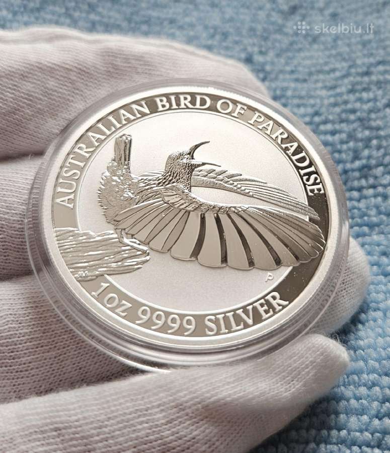 Kolekcinės sidabrinės monetos 1 oz proof - nuotraukos Nr. 4