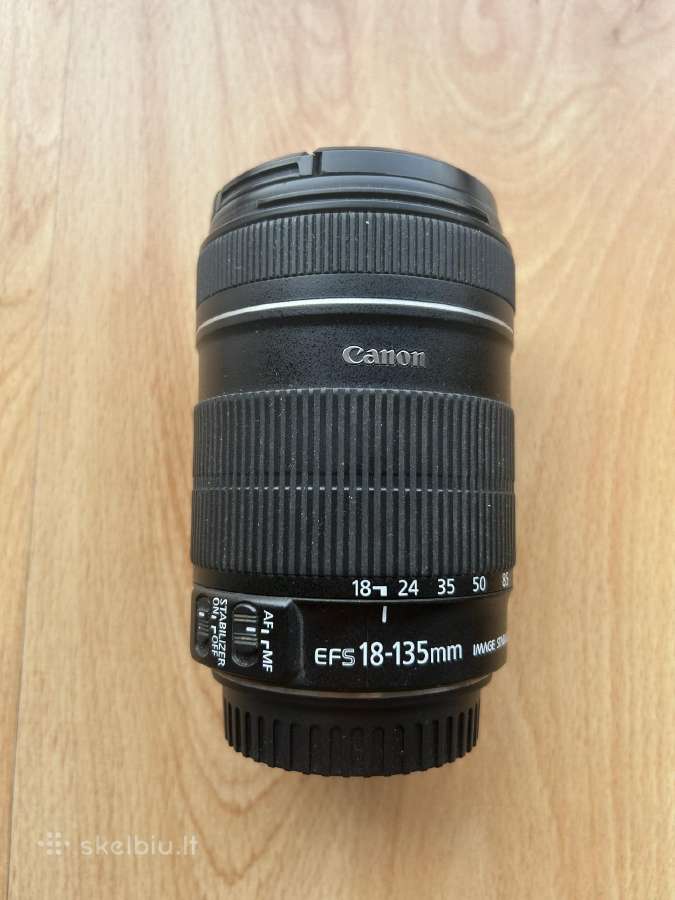 Objektyvas Canon 18-135mm. - nuotraukos Nr. 2
