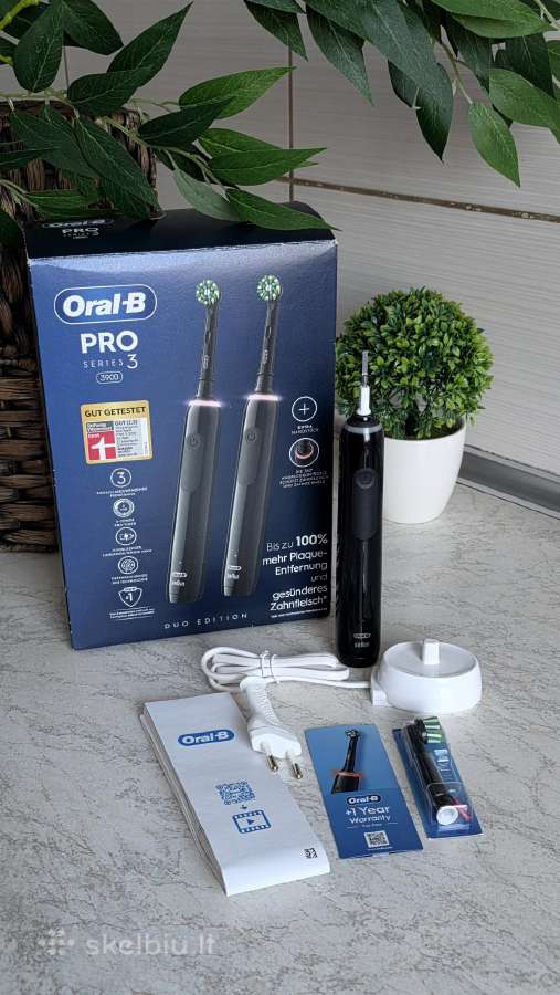 Oral-b Pro Series3 3900 elektrinis dantų šepetėlis