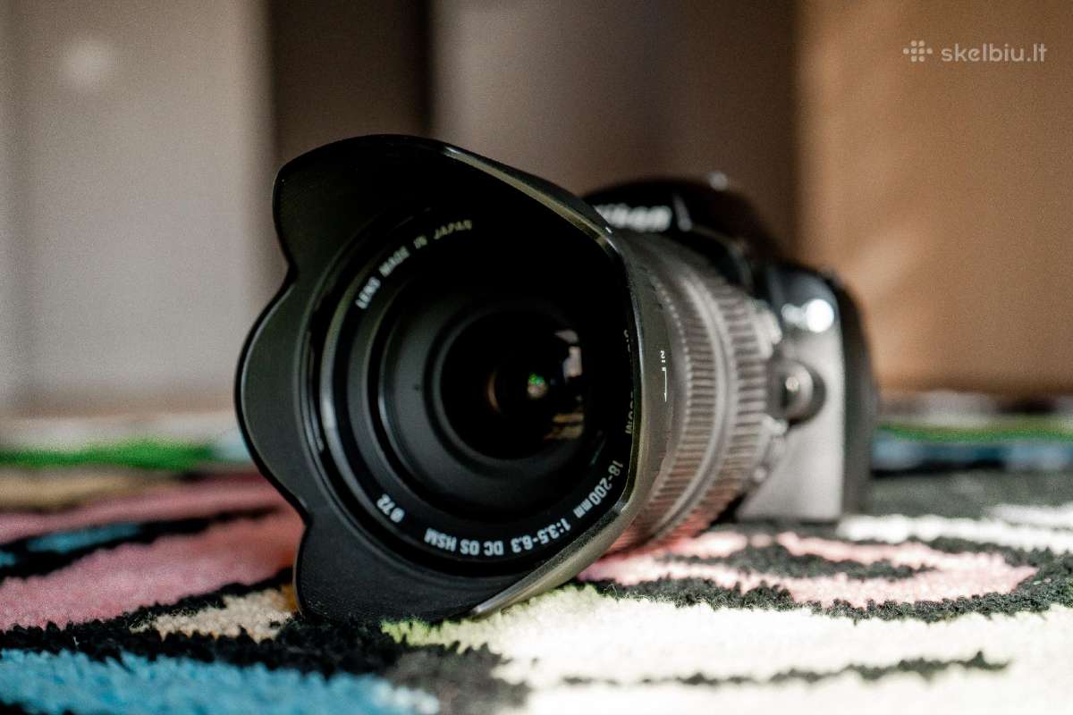 Nikon D60 su 18-200mm Sigma lense
