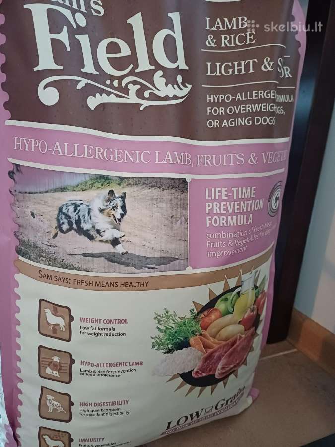 Sausas šuns maistas likutis 9 kg. Kaina 15€