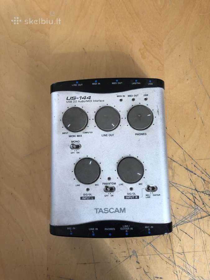Garso korta tascam us-144