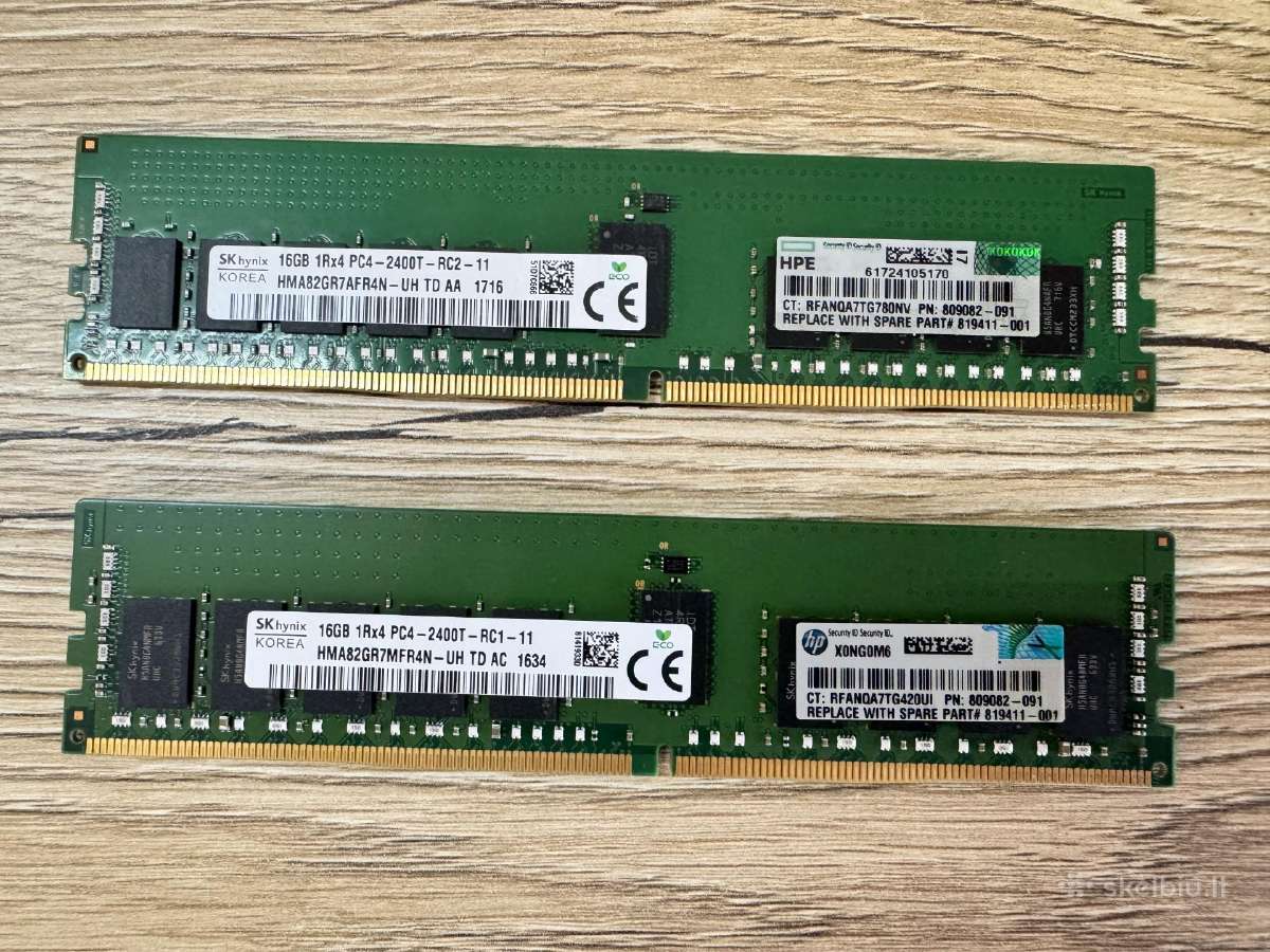 16gb Ddr4 2400mhz (Ecc)