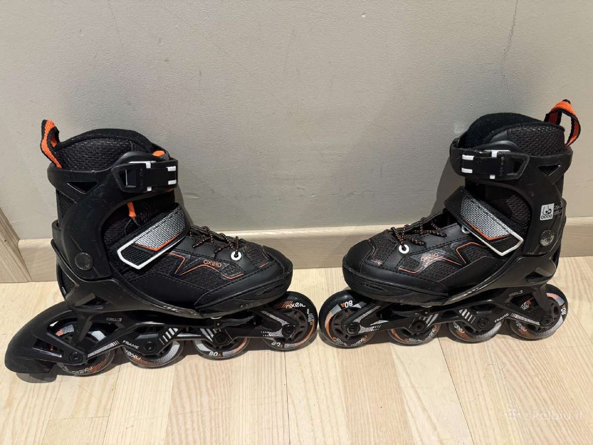 Decatlon Oxelo vaikiški riedučiai Fit3 29-32