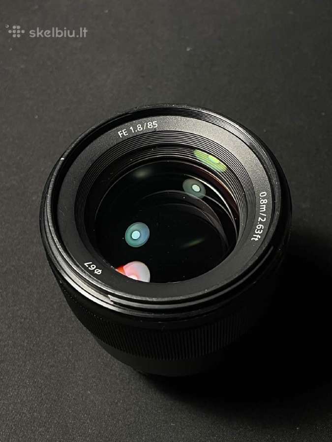 Sony Fe 85mm F1.8 Objektyvas
