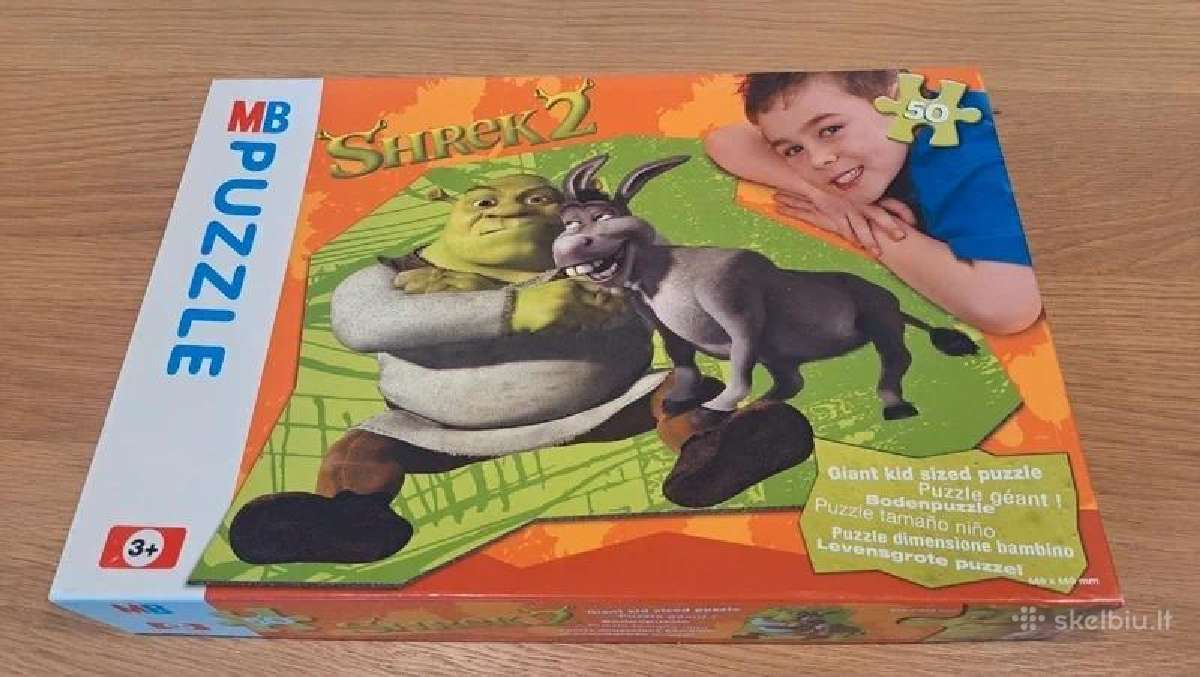 Vaikiška dėlionė Shrek 2