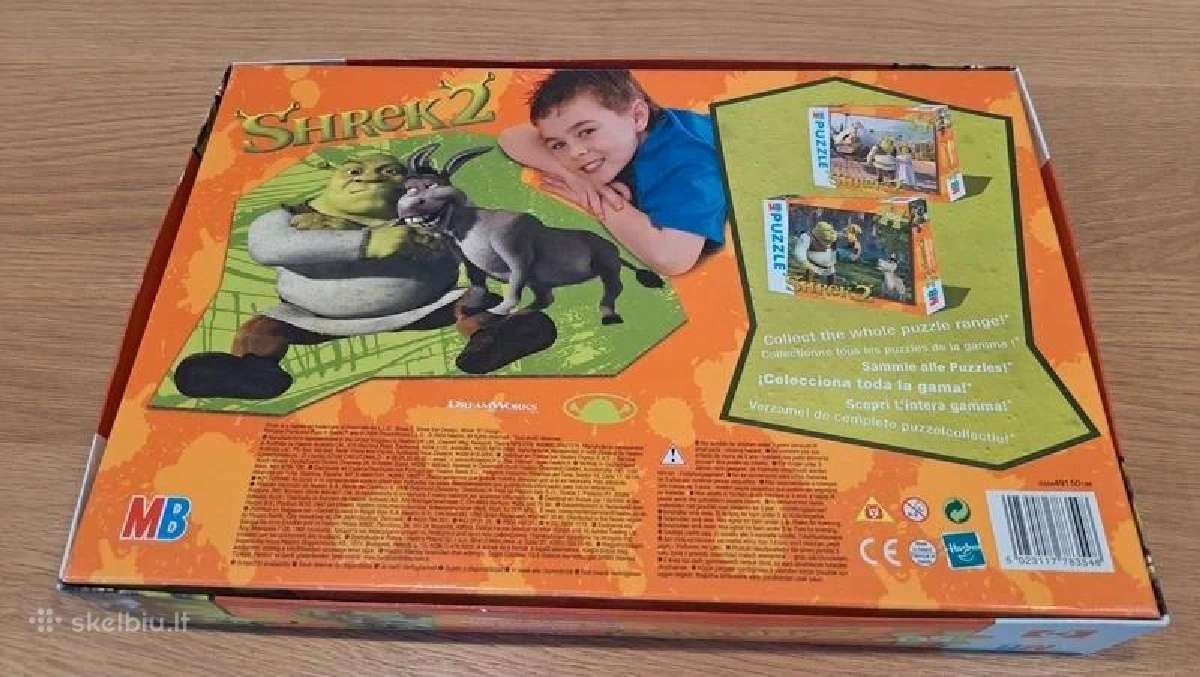 Vaikiška dėlionė Shrek 2 - nuotraukos Nr. 3