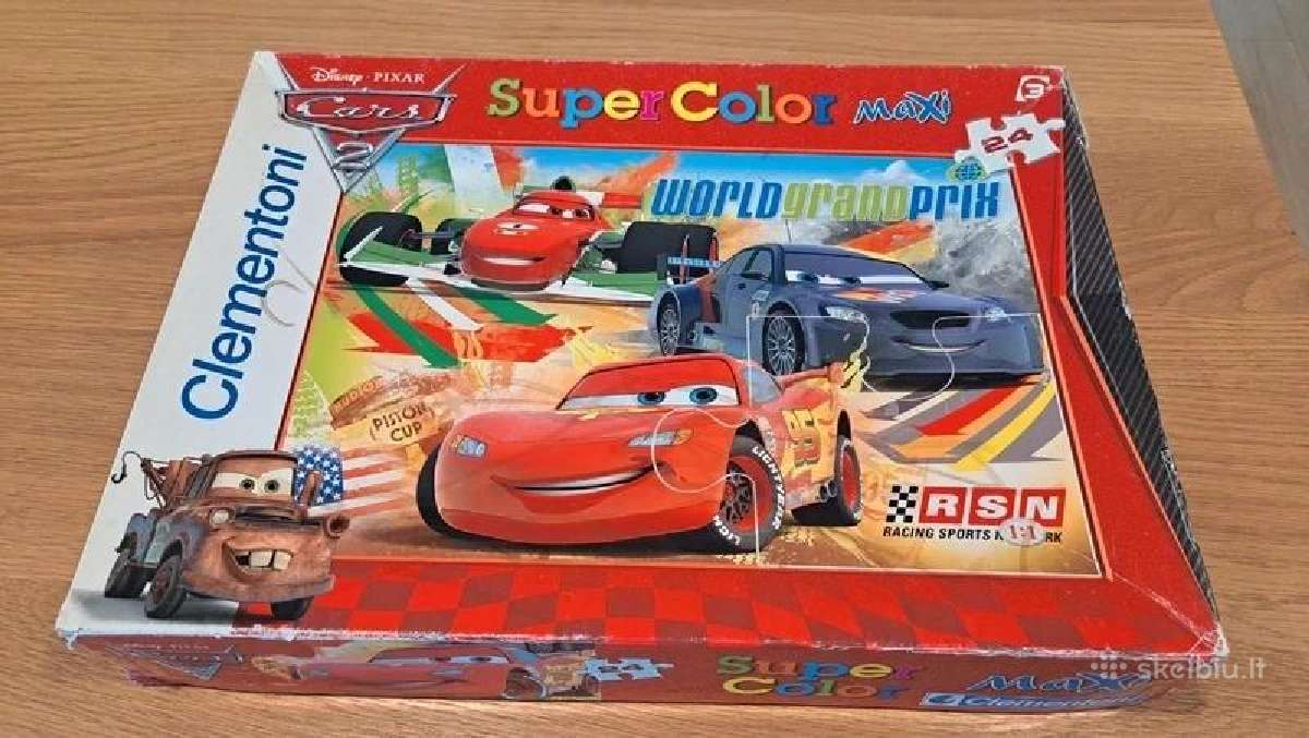 Vaikiška dėlionė Cars 2