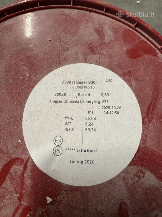 Flūgger dažai ir Atlas mišiniai - nuotraukos Nr. 11