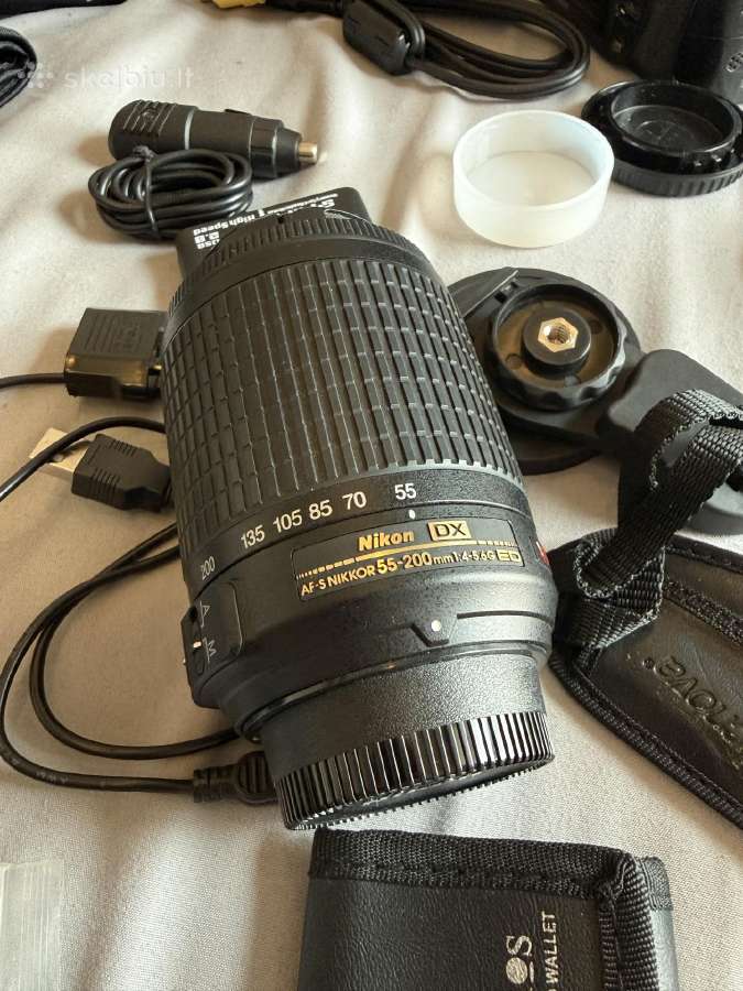 Dslr fotoaparatas Nikon D90 su objektyvais - nuotraukos Nr. 7