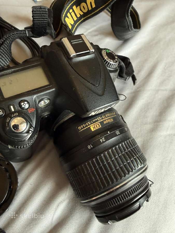 Dslr fotoaparatas Nikon D90 su objektyvais - nuotraukos Nr. 2