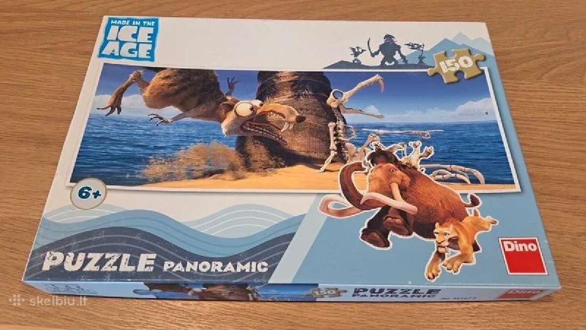 Vaikiška dėlionė Ice age