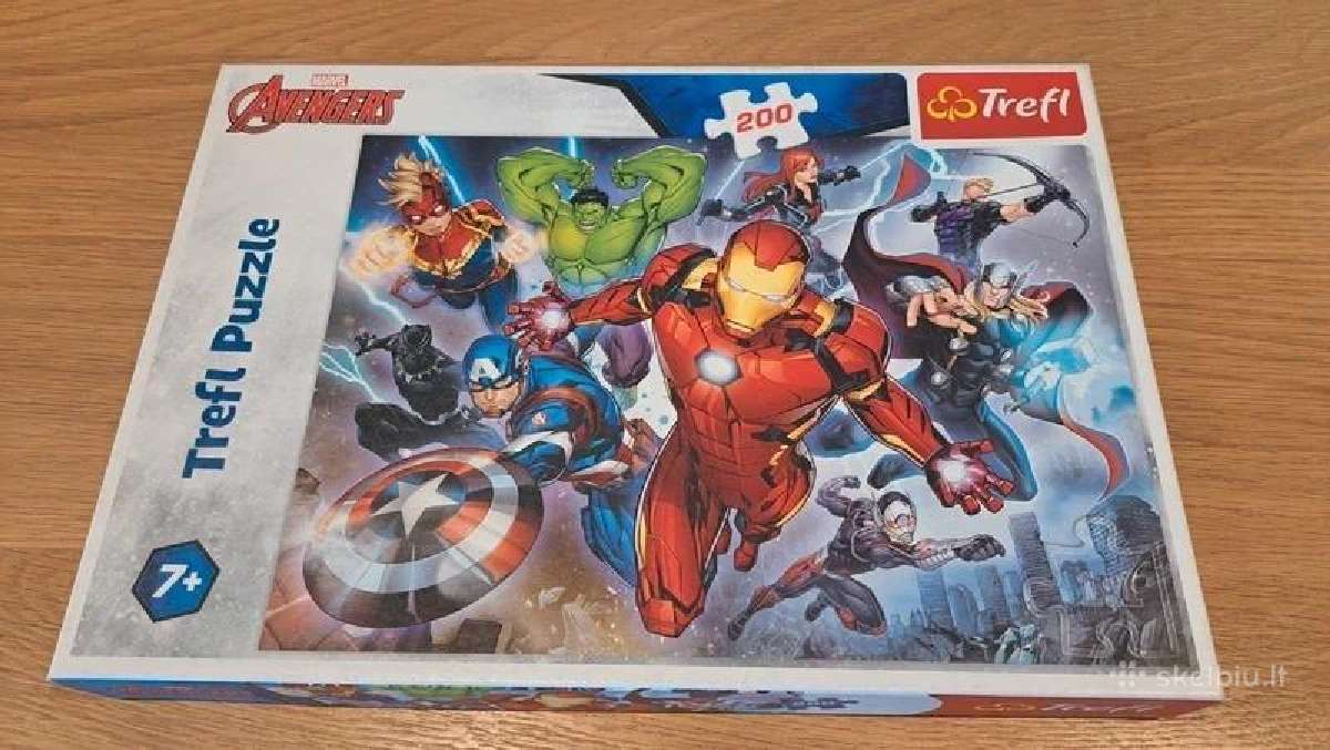 Vaikiška dėlionė Avengers