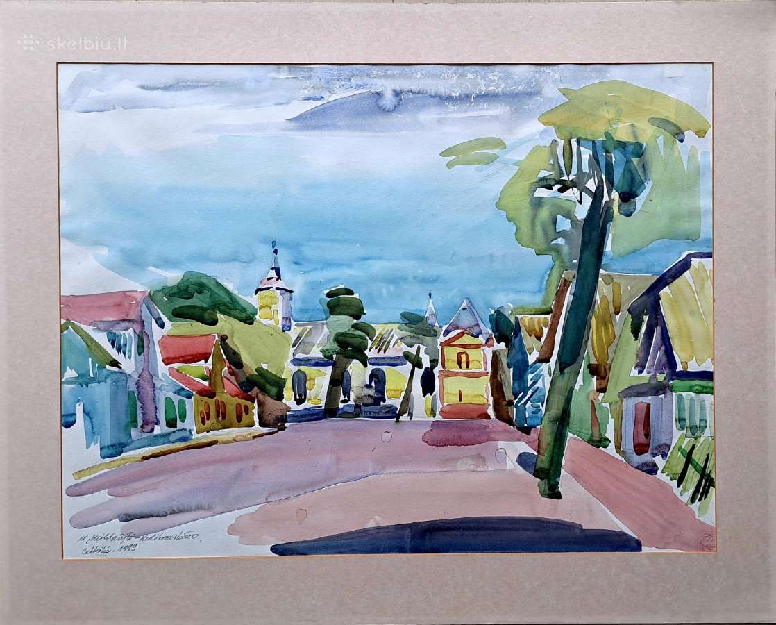 Lietuvos dailininkų akvarelės - nuotraukos Nr. 3