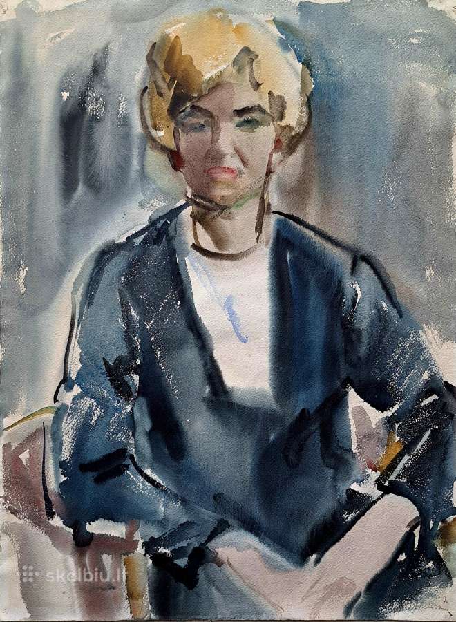 Lietuvos dailininkų akvarelės - nuotraukos Nr. 4