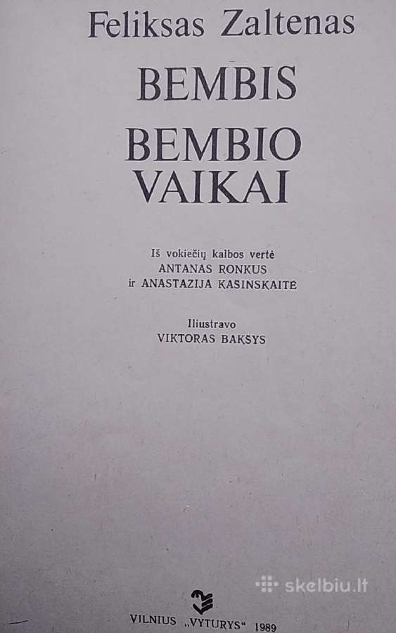 Bembis. Bembio vaikai - nuotraukos Nr. 2