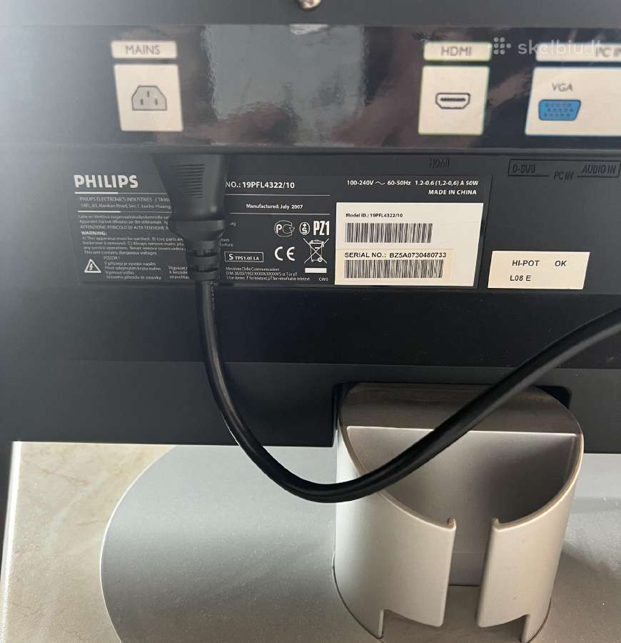 LCD televizorius Philips - nuotraukos Nr. 8