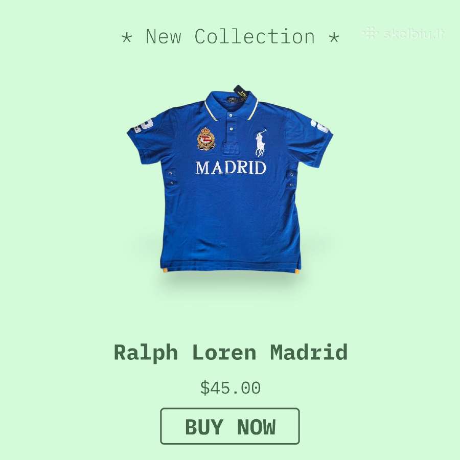 Ralph Lauren Madrid polo marškinėliai
