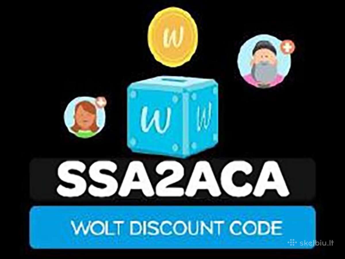 9€ Wolt Nuolaidos Kodas / 9€ Wolt Discount Code