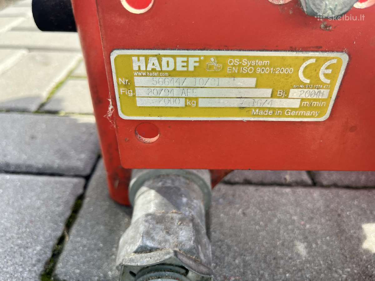 Profesionalus Hadef teleferis – puiki būklė