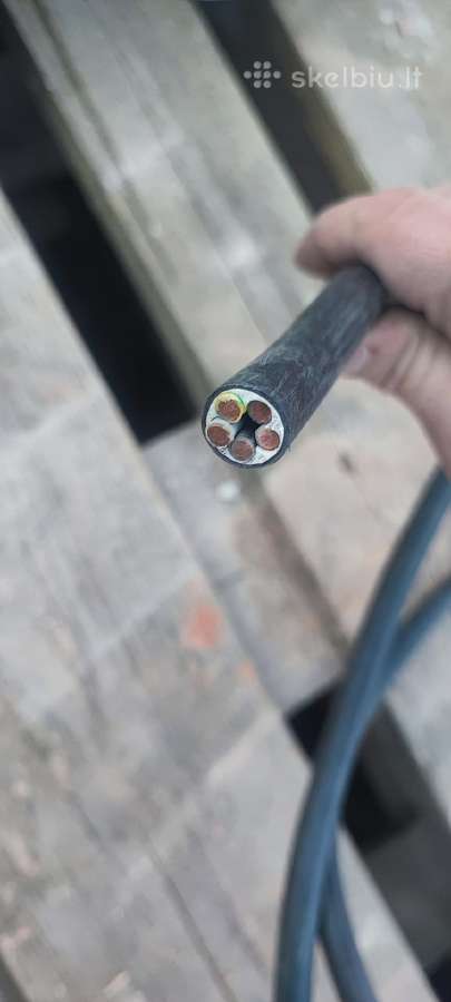 Kabelio likučiai Cyky 5x10 - 6metrai