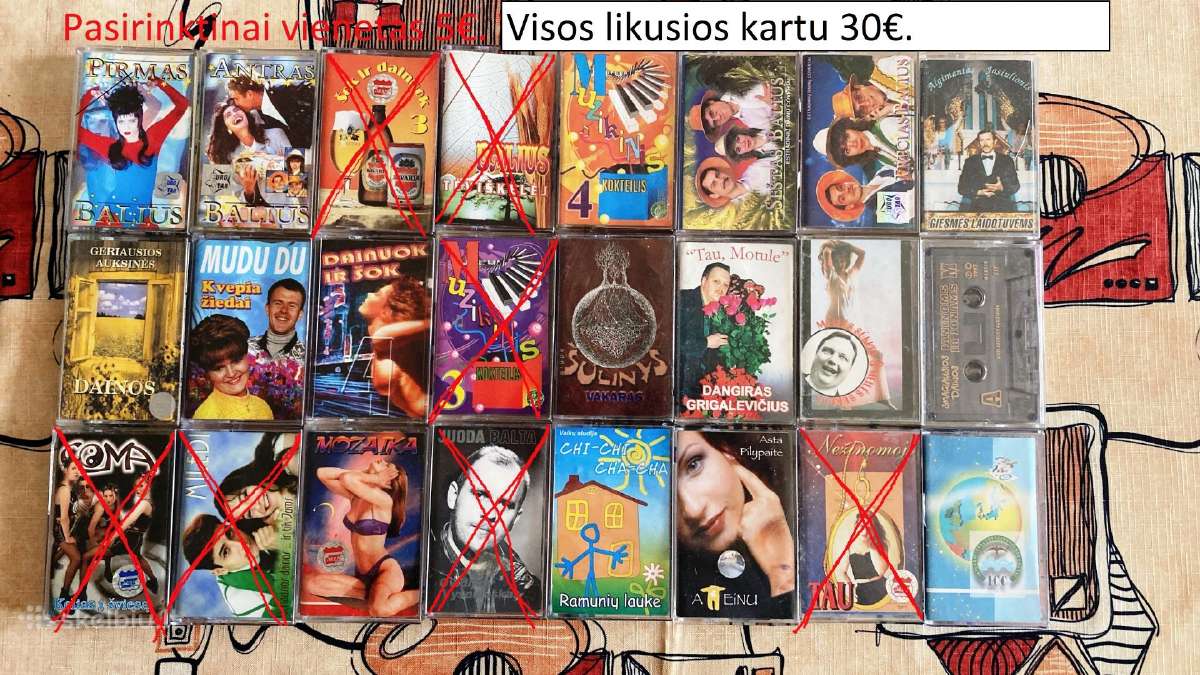 Audio kasetes - nuotraukos Nr. 2