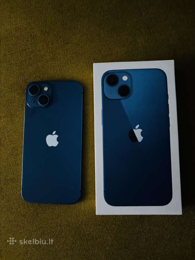 Parduodamas iPhone 13 128 GB (mėlynas)