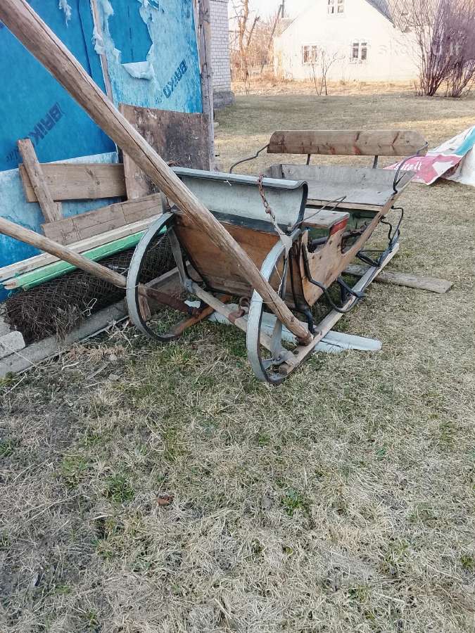 Arklininis vežimas,roges,griebtuvas - nuotraukos Nr. 4