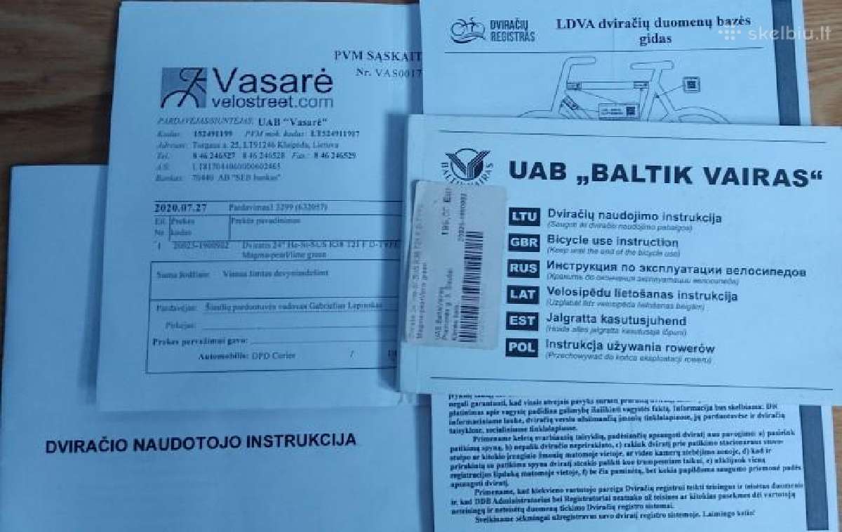 Dviratis paaugliui 24" Baltik Vairas - nuotraukos Nr. 14