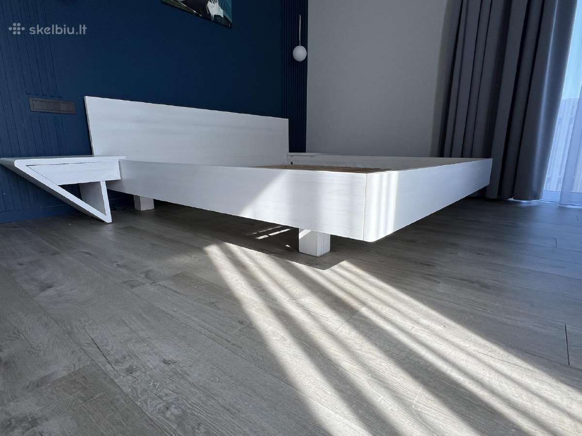 Lovos rėmas 200 x 200 cm su spintelėmis - nuotraukos Nr. 2