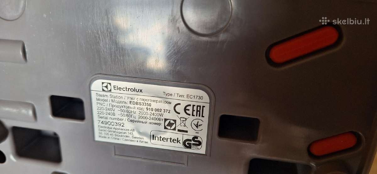 Lyginimo sistema Electrolux Edbs 3350 - nuotraukos Nr. 4