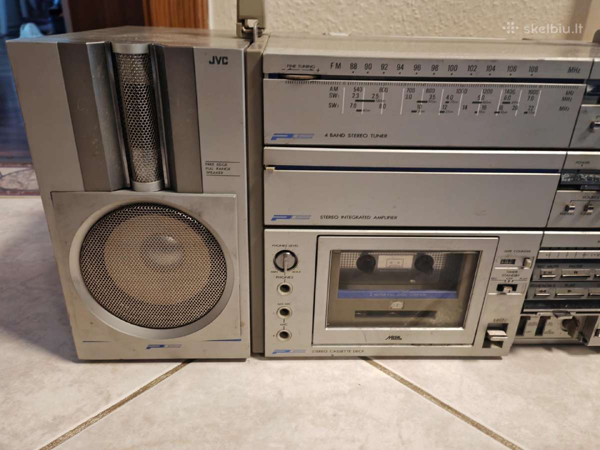 JVC Pc B5k boombox - nuotraukos Nr. 3