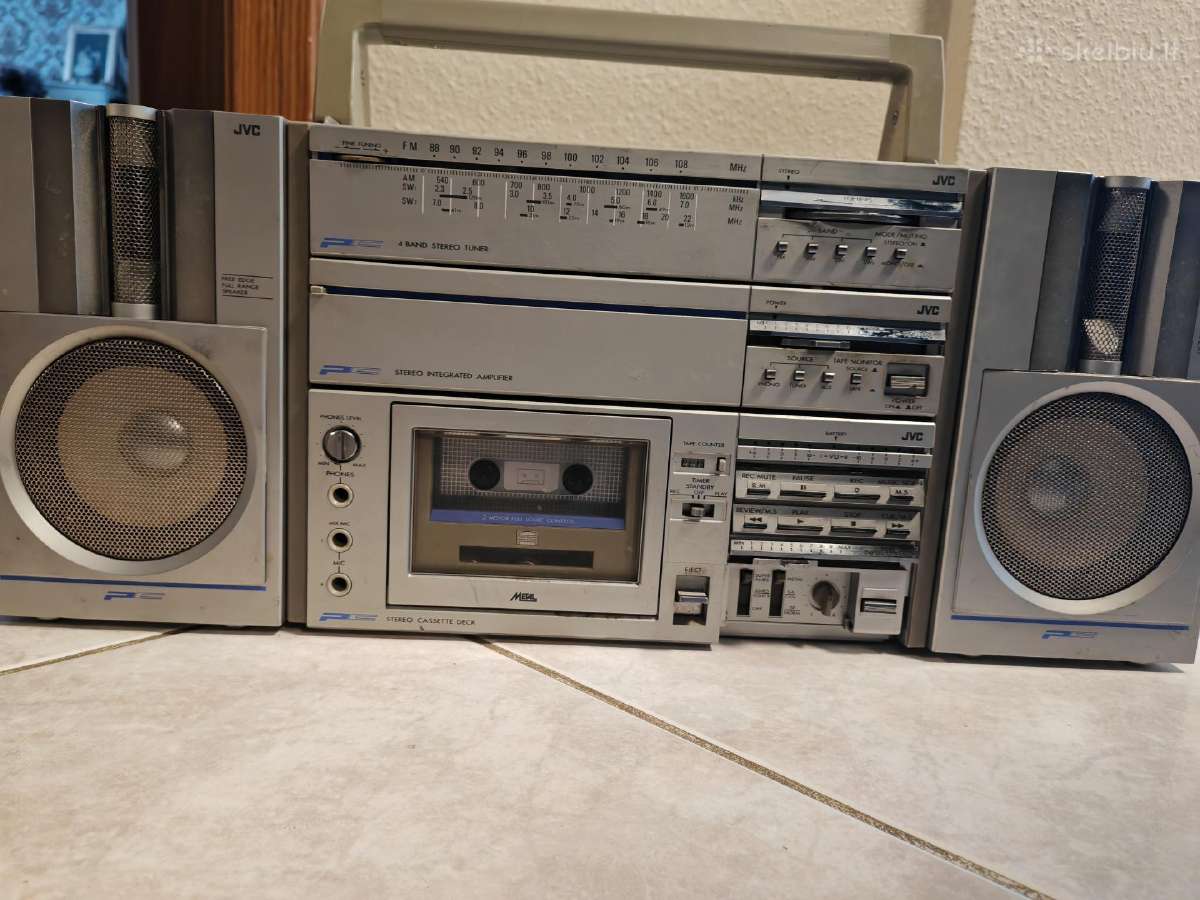 JVC Pc B5k boombox - nuotraukos Nr. 4