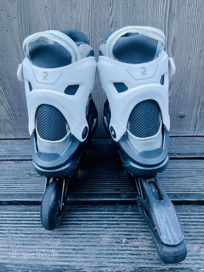 Oxelo Decathlon riedučiai „fit500“, pilki, 38 d. - nuotraukos Nr. 4