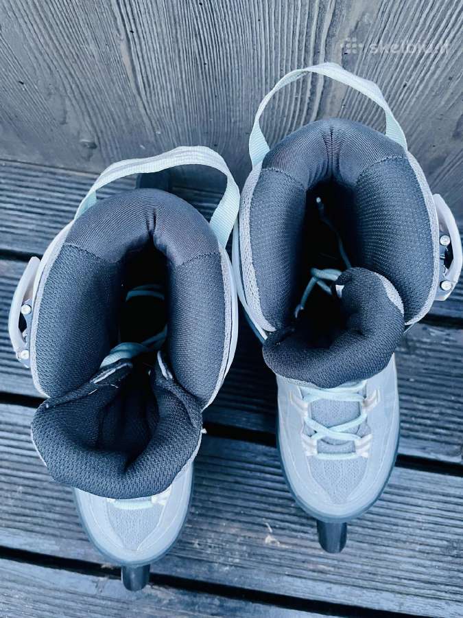 Oxelo Decathlon riedučiai „fit500“, pilki, 38 d. - nuotraukos Nr. 5