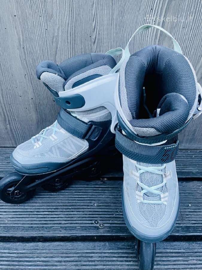 Oxelo Decathlon riedučiai „fit500“, pilki, 38 d. - nuotraukos Nr. 6