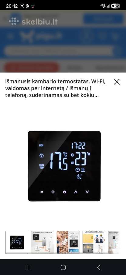 Skaitmeninis išmanusis termostatas - nuotraukos Nr. 4