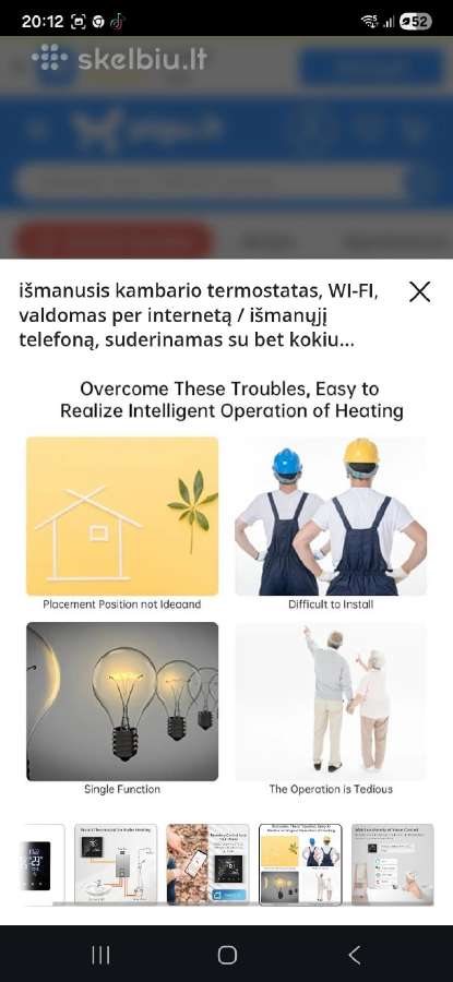 Skaitmeninis išmanusis termostatas - nuotraukos Nr. 7