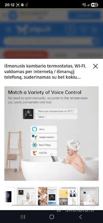 Skaitmeninis išmanusis termostatas - nuotraukos Nr. 8