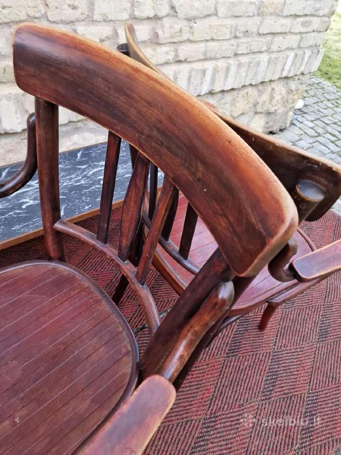 Vintažiniai Thonet bukmedžio krėslai - nuotraukos Nr. 20