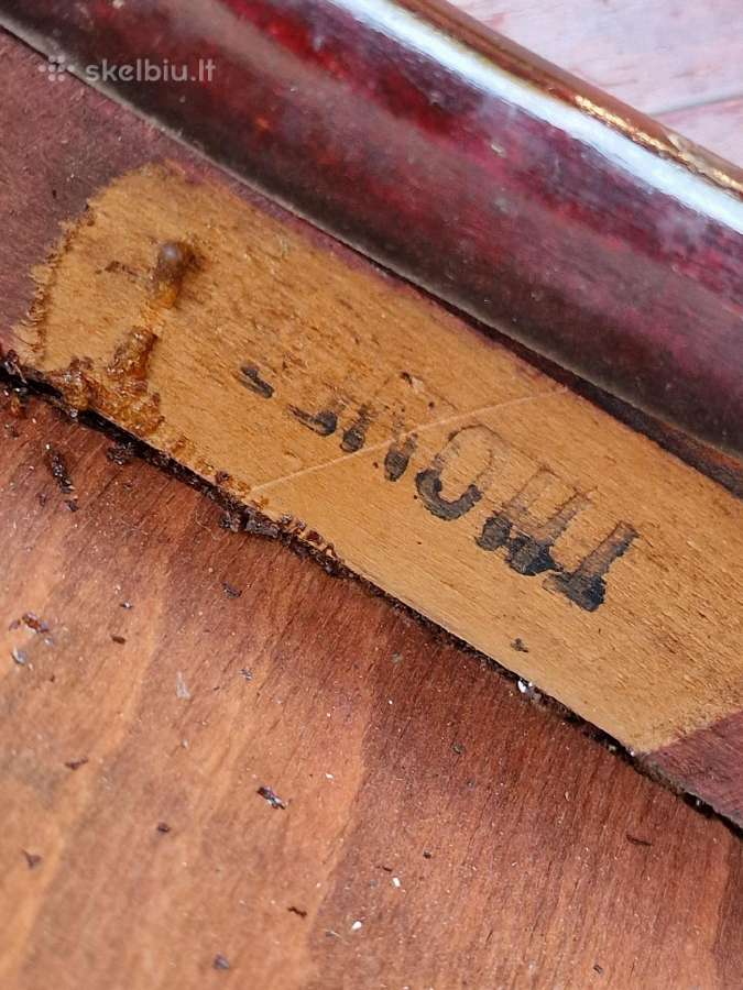 Vintažiniai Thonet bukmedžio krėslai - nuotraukos Nr. 26