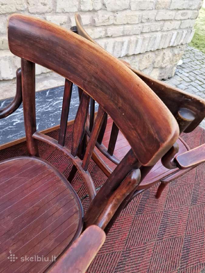 Vintažiniai Thonet bukmedžio krėslai - nuotraukos Nr. 37