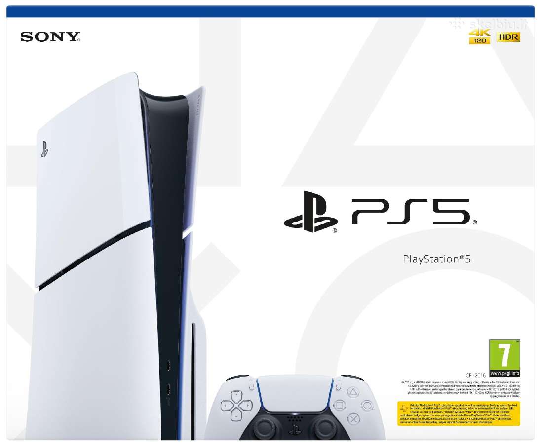 Playstation 5 Disc Slim su garantija