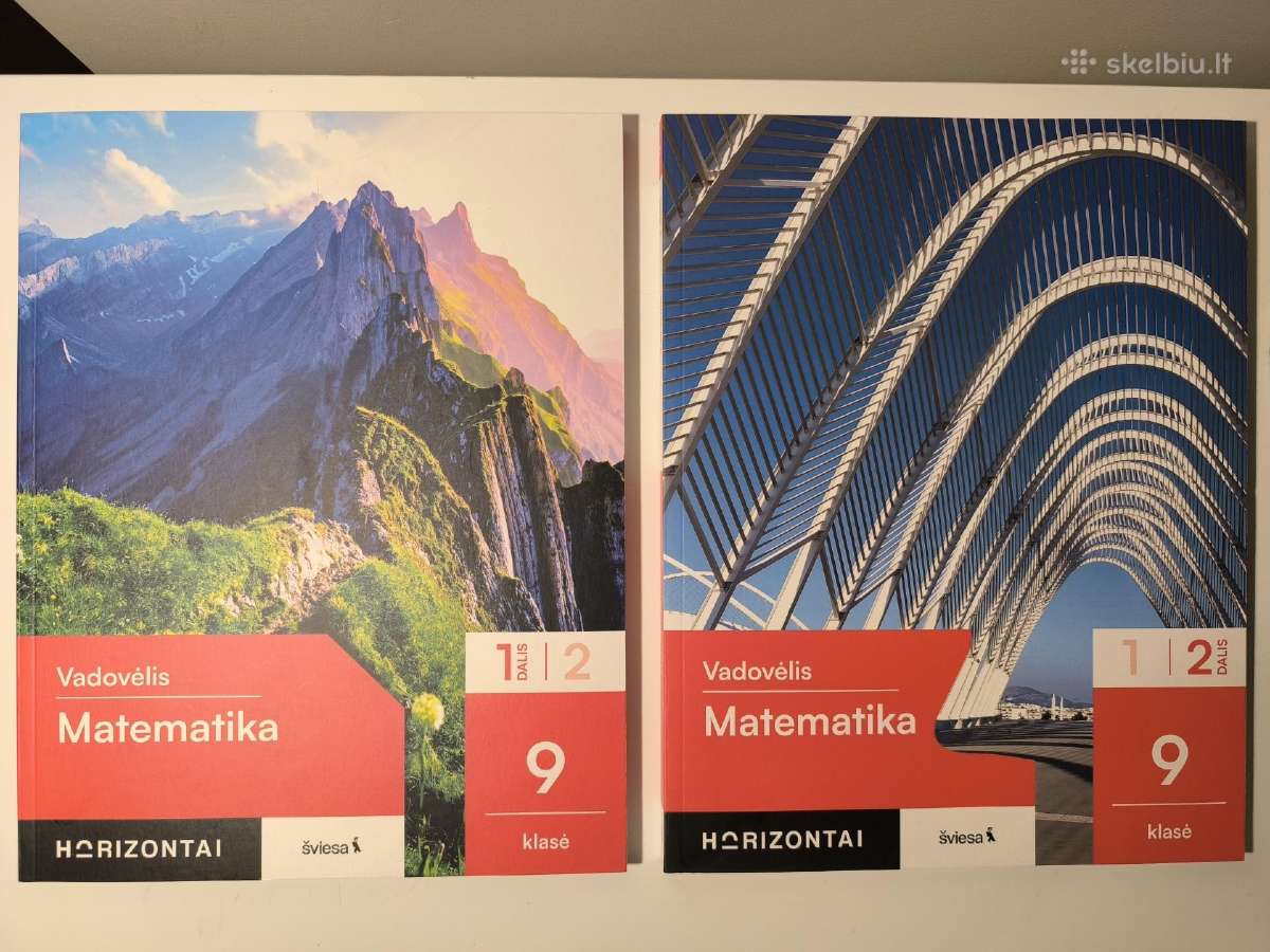 Nauji Matematikos vadovėlis Horizontai 1/2 dalis