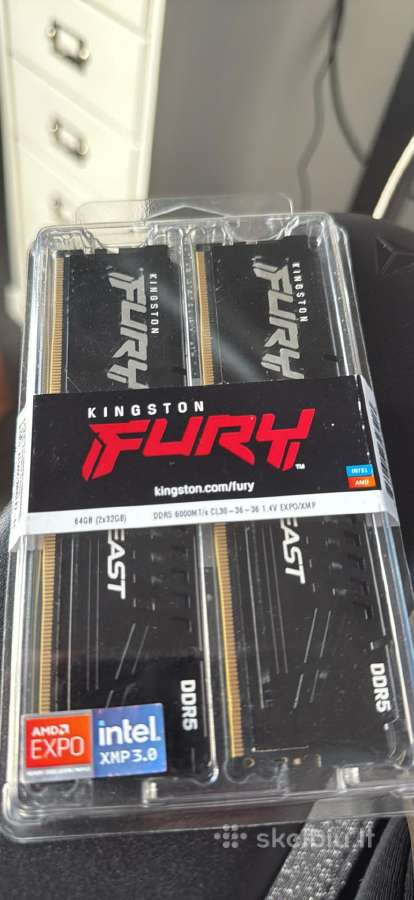 RAM Kingston F-beast Expo Ddr5-6000 C30 64k2 Sw