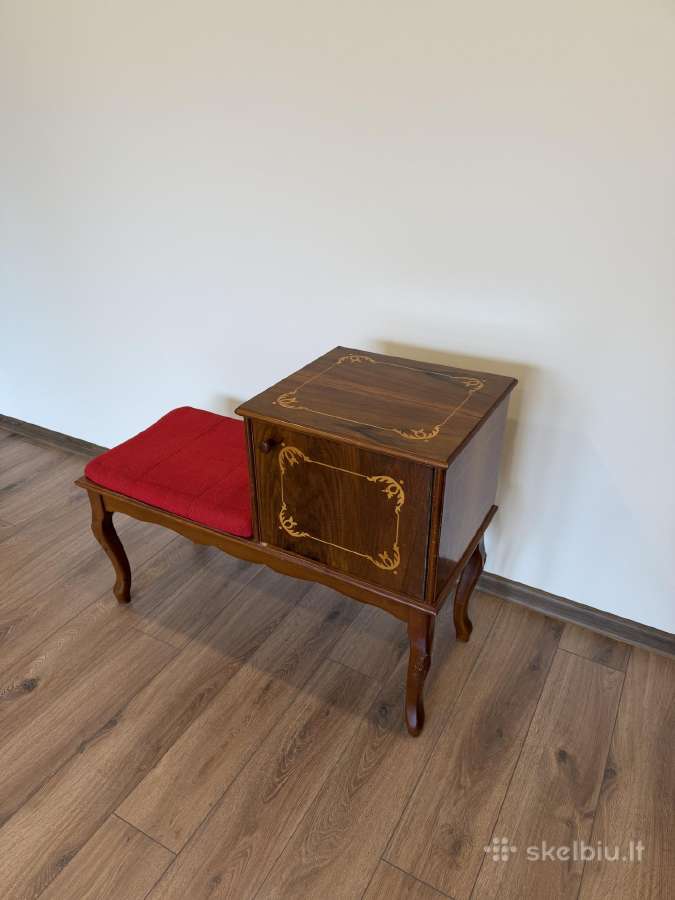 Vintažinis Rumunijos telefoninis staliukas - nuotraukos Nr. 2