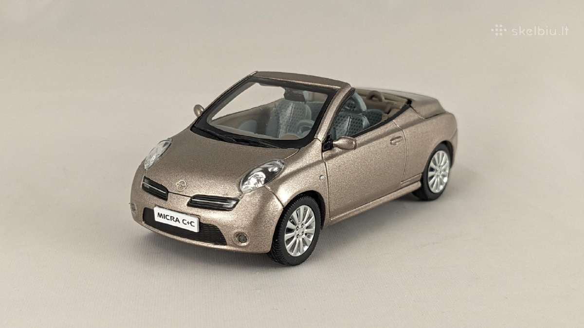 1/43 modeliukai Nissan Micra Mk3 C+c 2002-2010