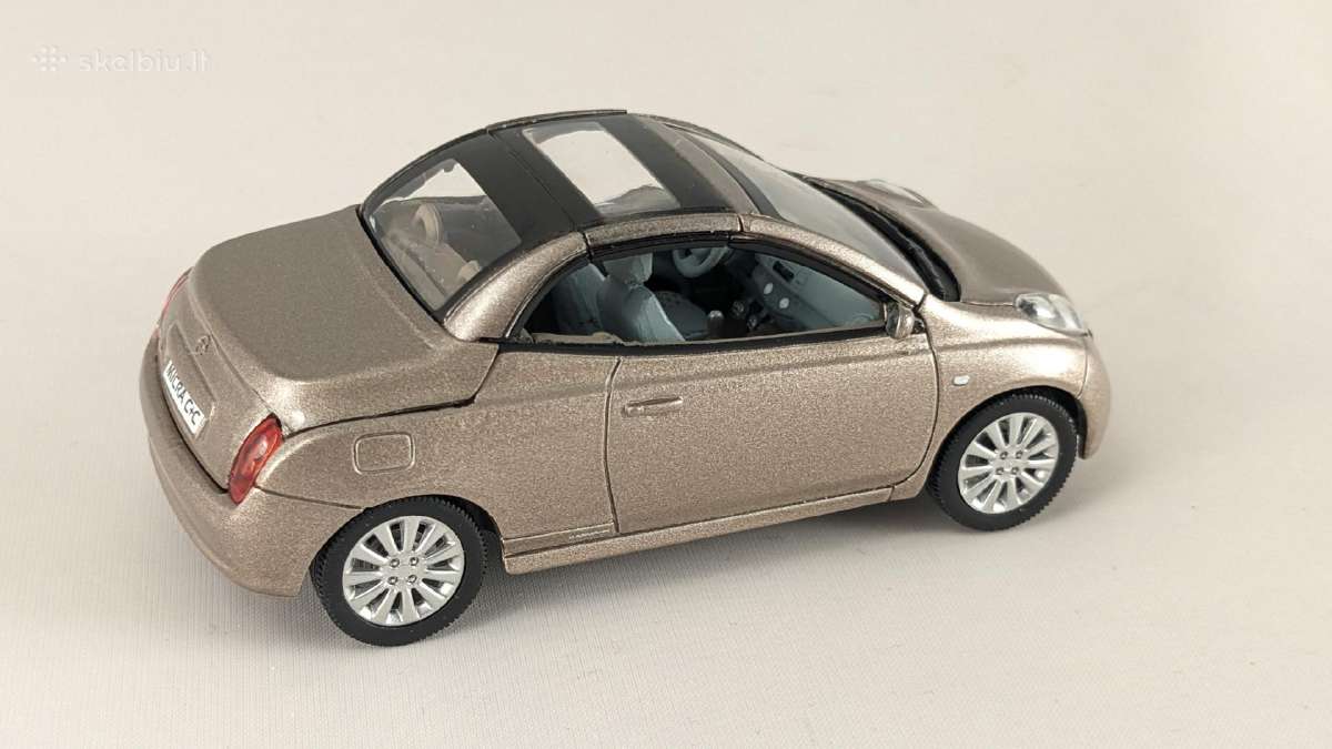 1/43 modeliukai Nissan Micra Mk3 C+c 2002-2010 - nuotraukos Nr. 9