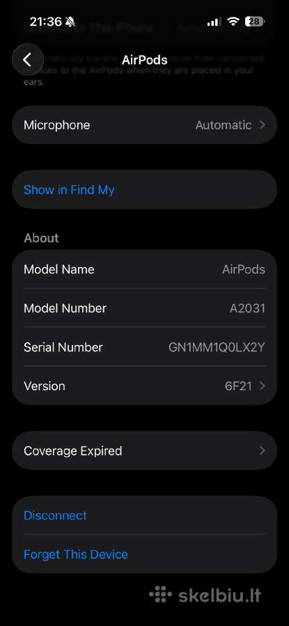 Airpods gen 1 - nuotraukos Nr. 2